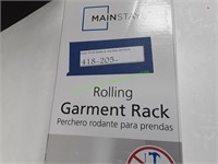 Mainstays Rolling Adjustable Garment Rack