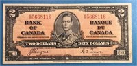 1937 $2 Bank of Canada