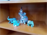 Lot of Collectible elephant figurines