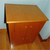 HAND MADE CABINET / 29"T X 18"W X 24" D / US