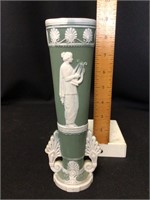 Green Jasperware Bud Vase Germany