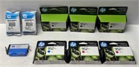 Lot of 9 Hp Ink Cartridges - NEW $440