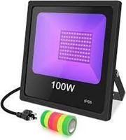 LED UV Black Light 100W, Floodlight 10ft cord NEW