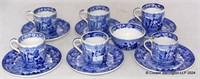 Wedgwood Ferrara Blue & White Coffee Can Duo Set