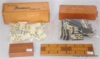 Vintage Cased Sets of Dominoes