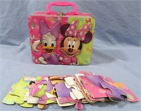 MINNIE MOUSE TIN LUNCH BOX W/ PUZZLE