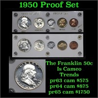 ***Auction Highlight*** 1950 Proof Set in Capital