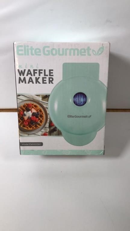 New Open Box EliteGourmet Mini Waffle Maker