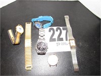 (5) Men's Watches - (1) Broken