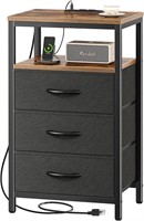 Nightstand w/ Charging Station  27.6
