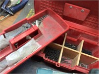 Plastic toolbox full screws
