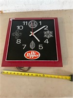 Dr Pepper Battery Clock