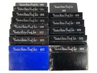 1972 to 1982 US Mint Proof Sets