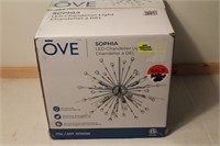 New OVE Sophia LED chandelier light fixture