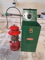 Coleman lantern and case # 200, 1966