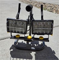 Dual Head Work Light with stand