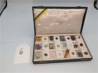 H Stern Gemstone Mineral Sample Box 1950's