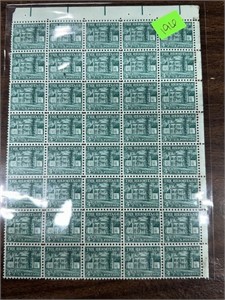 SHEET OF 40 STAMPS THE HERMITAGE 4.5C