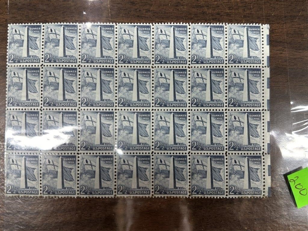 PHILATELIC STAMP AUCTION BLOCKS SINGLES SHEETS+