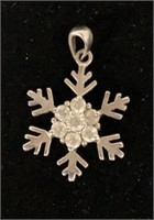 .925 SILVER SNOWFLAKE PENDANT