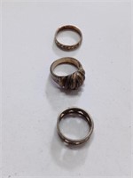 Marked 925 Ring Lot - 12.4g