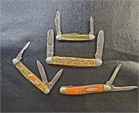 Vintage Knifes with Wooden Design Handles