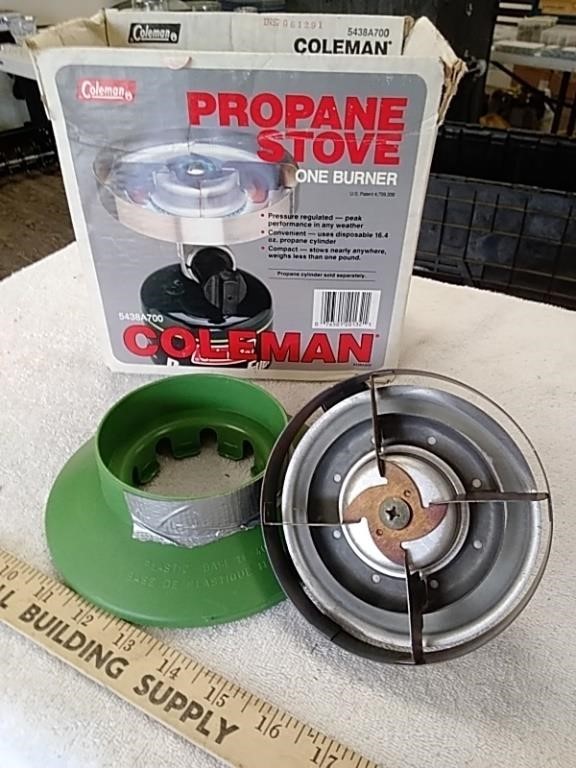 Coleman propane one burner stove