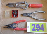 Snap-Ring pliers incl (2) "KD"
