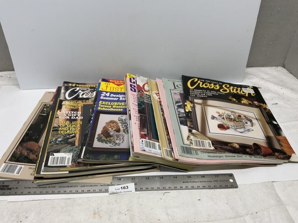 Lot Of Cross Stitch Magazines