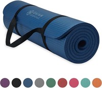 Basics Extra Thick Exercise Yoga Gym Floor Mat