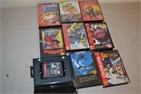 Nine Boxed Sega Genesis Games