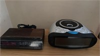 Clock Radio, Lextron Alarm Clock, CD Player, Radio