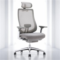 COLAMY Ergonomic Mesh Chair  High Back  Grey