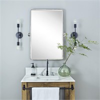 20x30' Chrome Pivot Bathroom Mirror