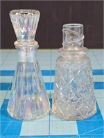 Vintage Iridescent Perfume Bottle & wine stopper
