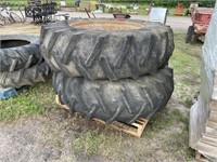 (2) 18.4x34 Tires and Rims