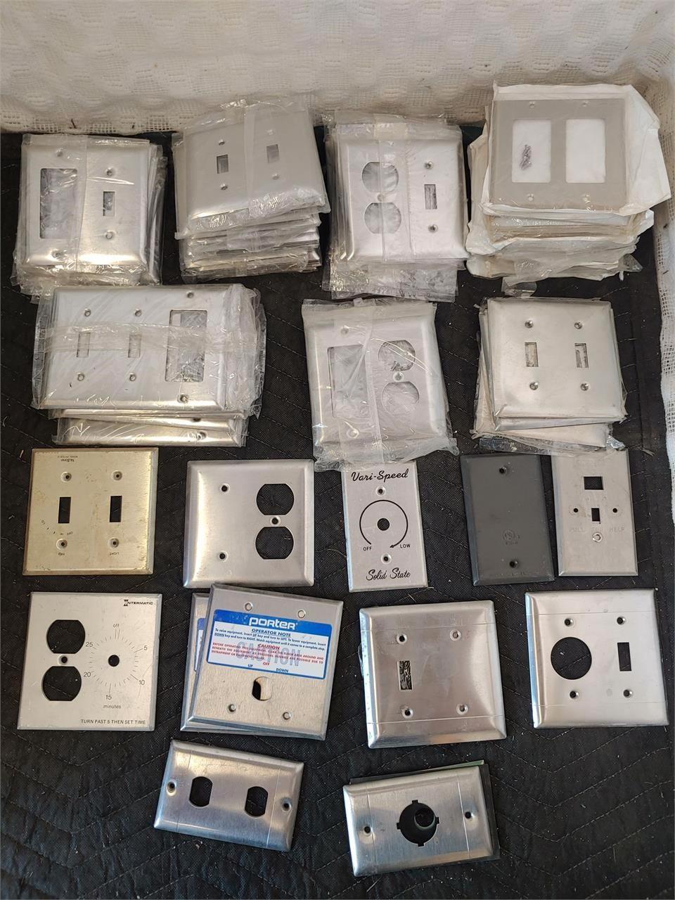 Electrical - 114 metal wall plates