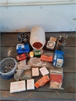 ASSORTED NAILS & SCREWS & MISC