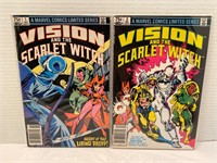 Vision and the Scarlett Witch #1 & #2 1982