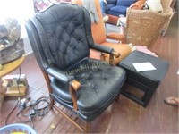 Vintage Kaufman leather chair