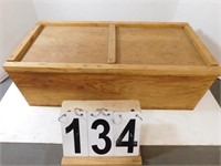 Wooden Storage Box 7"T X 22"W X10.5"D