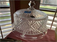 SHANNON HAND CRAFTED LEAD CRYSTAL CAKE STAND