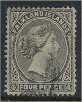 FALKLAND ISLANDS #2 USED FINE-VF