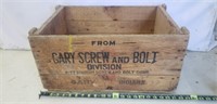 Gary Screw and bolt division Primitive Box