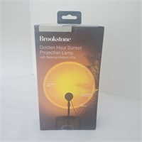 Brookstone Golden Hour Sunset Projection Lamp