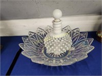 TWO PIECES OF ART GLASS HOME DECOR