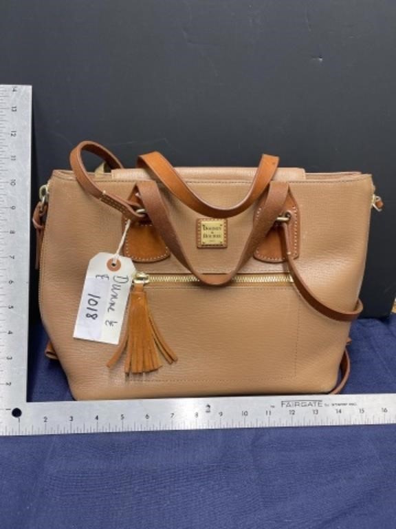 Brown Dooney and Bourke pocketbook purse