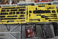 PARTIAL STANLEY SAE & METRIC SOCKET SETS