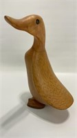 Hand carved wooden duck