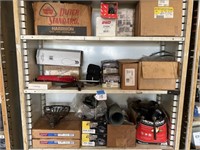 4-Shelves of Assorted Auto Parts